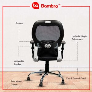 Bambro B022 Office Chair with fixed armset